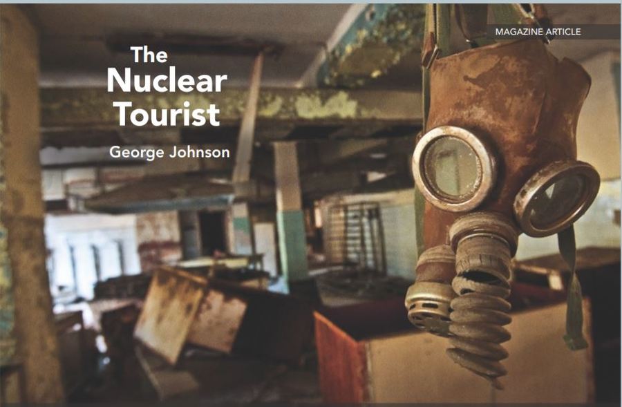 how is the nuclear tourist a social commentary