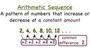 Arithmetic Sequences