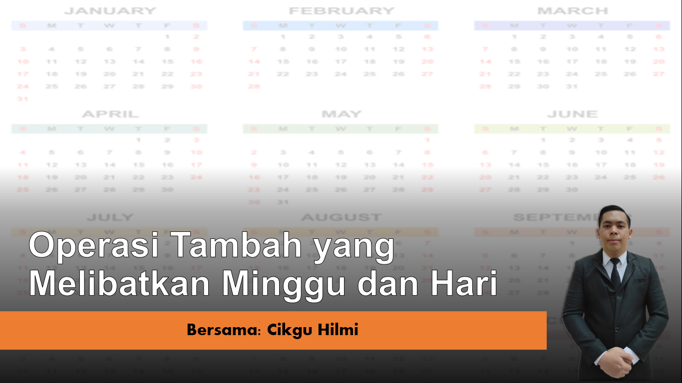 Hari, Minggu, dan Bulan di Kalender - Kelas 12 - Kuis