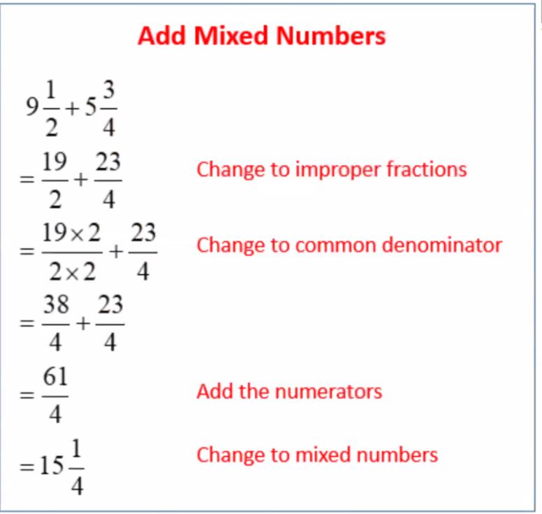 Adding Mixed Numbers Pre-Assessment Quiz - Quizizz