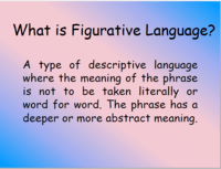 Figurative Language - Class 7 - Quizizz