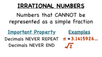 Irrational Numbers - Year 10 - Quizizz