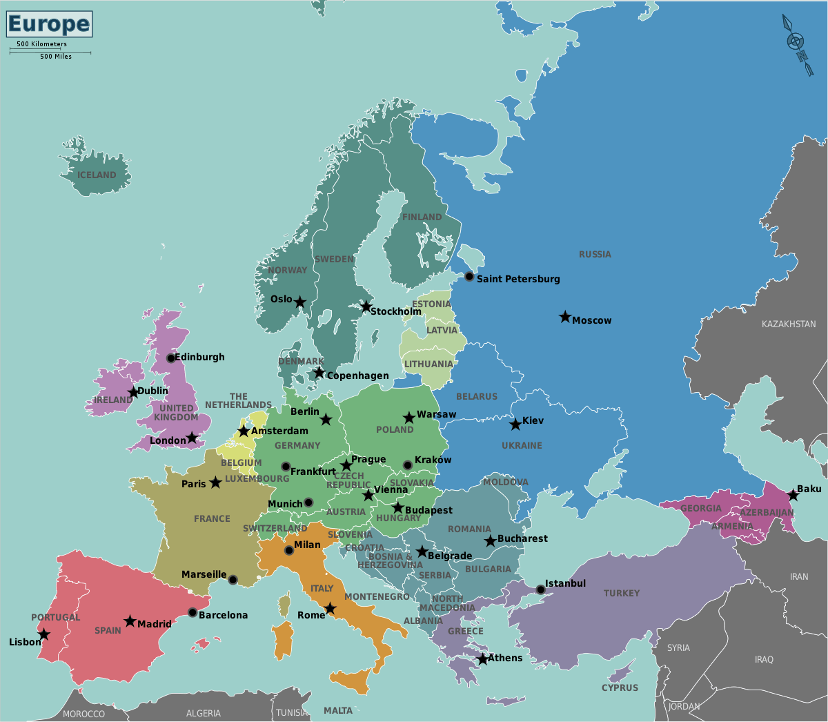 Topo hoofdsteden Europa Quiz - Quizizz