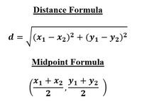 Lesson 6-3 Midpoint and Distance