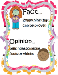 Fact vs. Opinion Flashcards - Quizizz