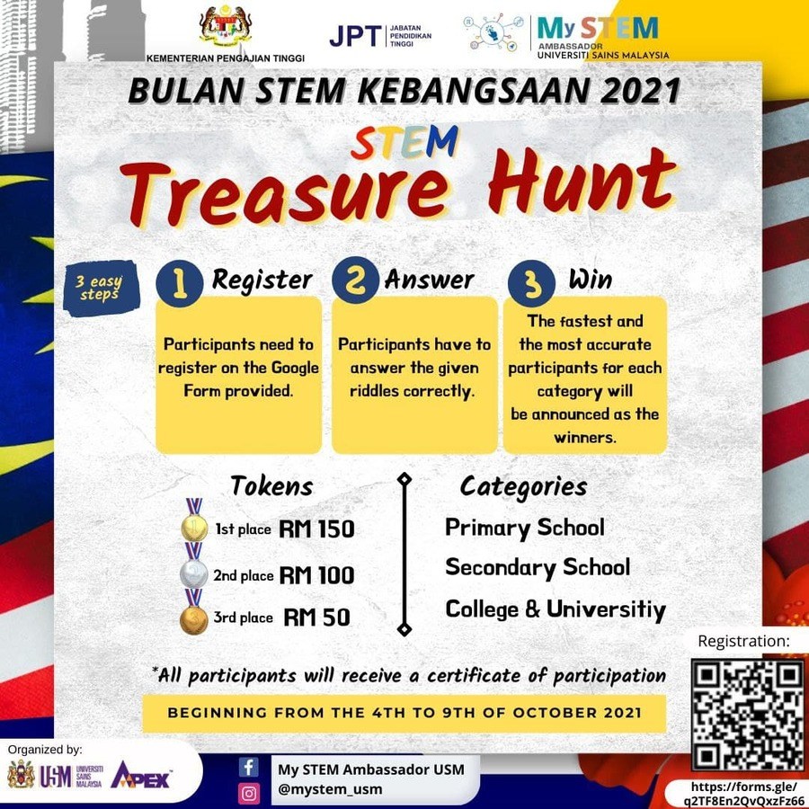 Stem Treasure Hunt Sekolah Rendah 61 Plays Quizizz