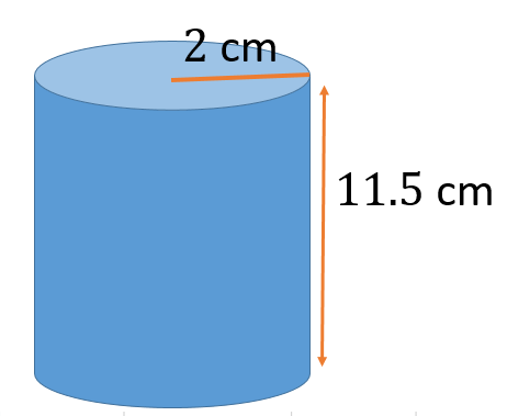 Volumen de un cilindro - Grado 7 - Quizizz