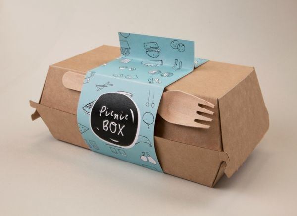 Kotak pembungkusan makanan yang kreatif