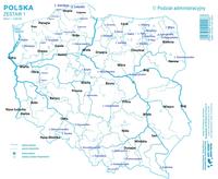 Geografia VII-Rzeki na mapie konturowej Polski