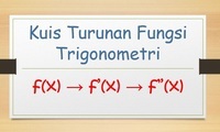 Fungsi trigonometri - Kelas 12 - Kuis