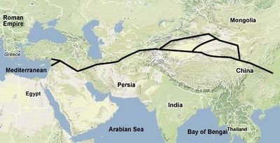 This map depicts A) the greatest extent of the Mongol Empire. B