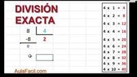 División sin restos - Grado 4 - Quizizz