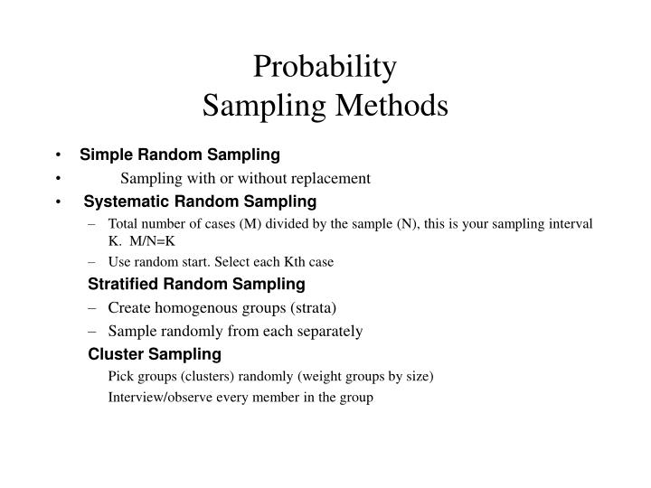 Random Sampling Techniques | Quizizz