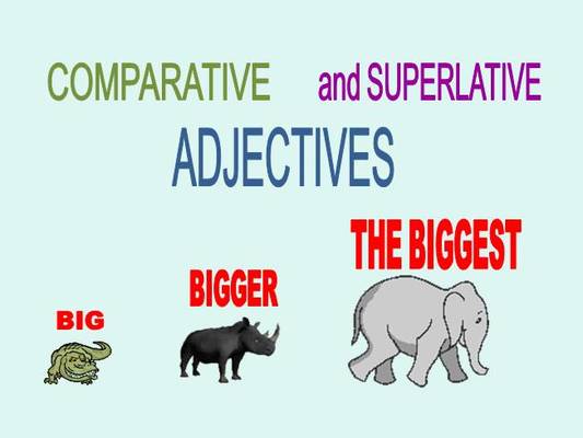 Comparing Adjectives Er Est 32k Plays Quizizz 2936