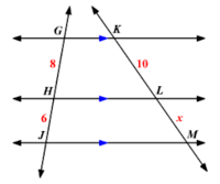 transversal de rectas paralelas Tarjetas didácticas - Quizizz