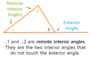 Exterior and Interior Angle Theorems
