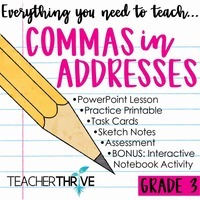 Commas - Grade 3 - Quizizz