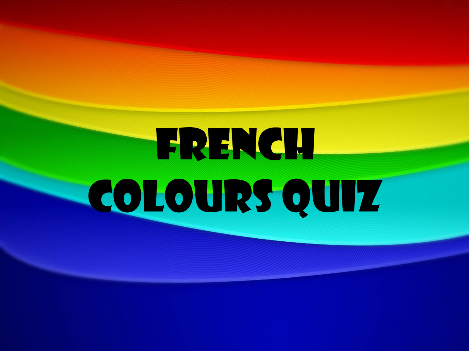 Colour Flashcards - Quizizz