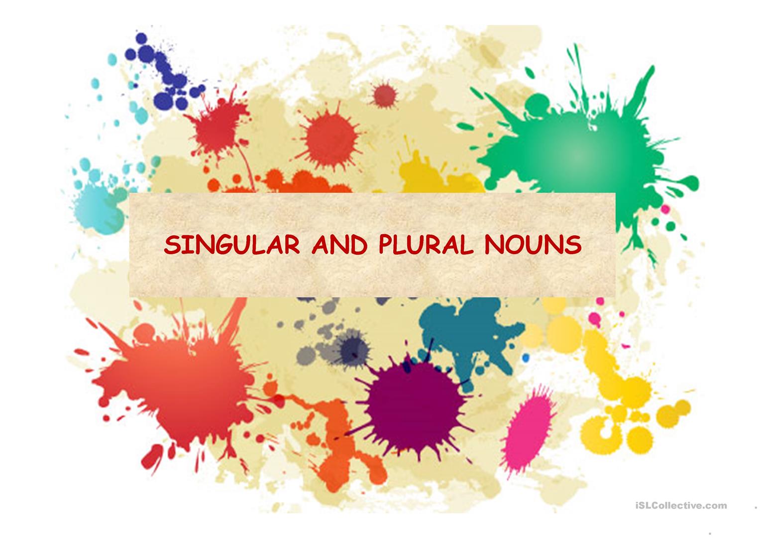 Singular Nouns - Class 7 - Quizizz