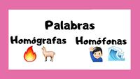 Homófonos y homógrafos - Grado 3 - Quizizz