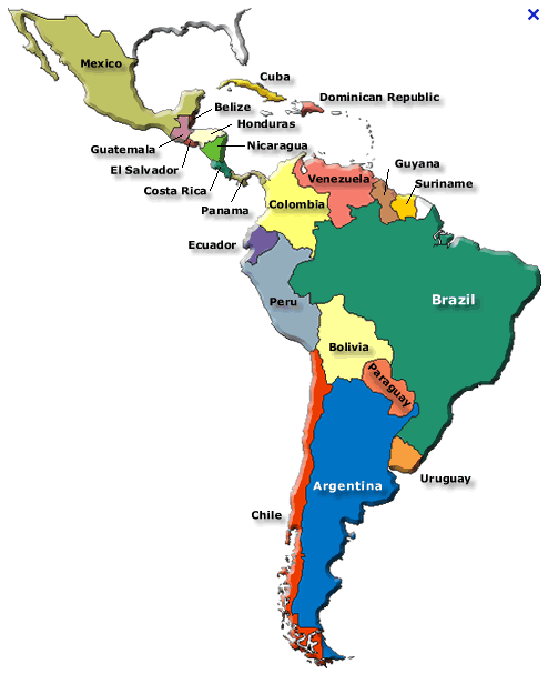 Capitales de América Latina (Idioma Español) | Quizizz