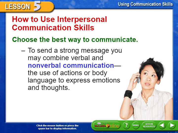 Lesson 5 - Using Communication Skills - Quizizz