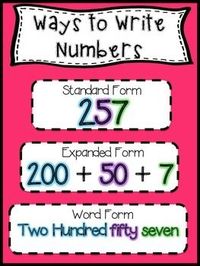 Number  Printable - Year 3 - Quizizz
