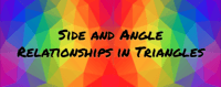 angle side relationships in triangles - Class 6 - Quizizz