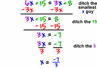 Solving Linear Equations with Variables on Both Sides