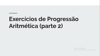 Sequências e Séries - Série 11 - Questionário