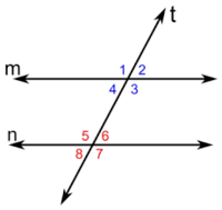 transversal de retas paralelas - Série 6 - Questionário