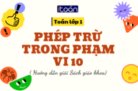 Phép trừ trong vòng 10 - Lớp 1 - Quizizz