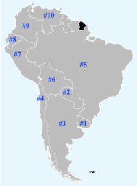 countries in south america - Class 8 - Quizizz