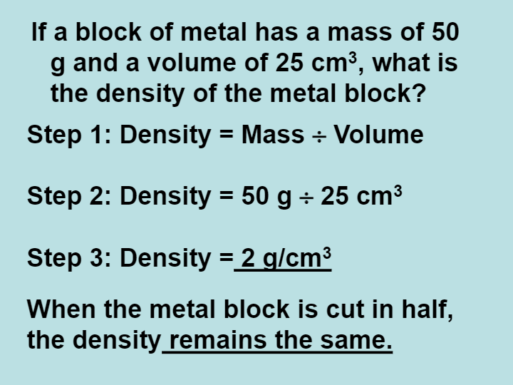 Density | Science - Quizizz