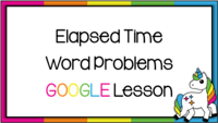 Word Problems and Elapsed Time Flashcards - Quizizz