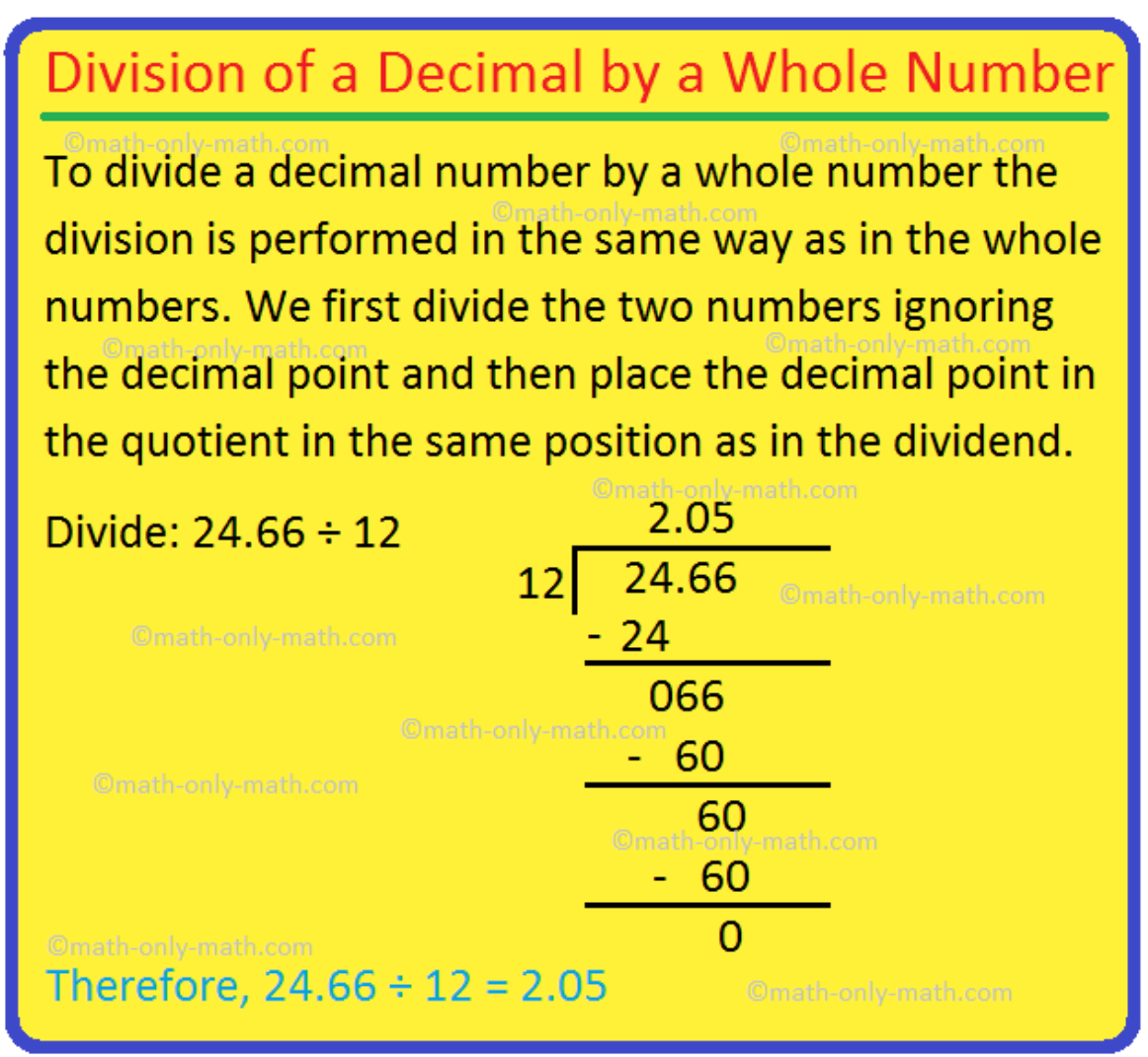 Divide Decimals | Mathematics - Quizizz