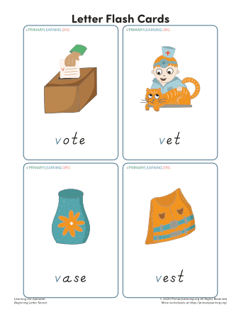 The Letter V Flashcards - Quizizz