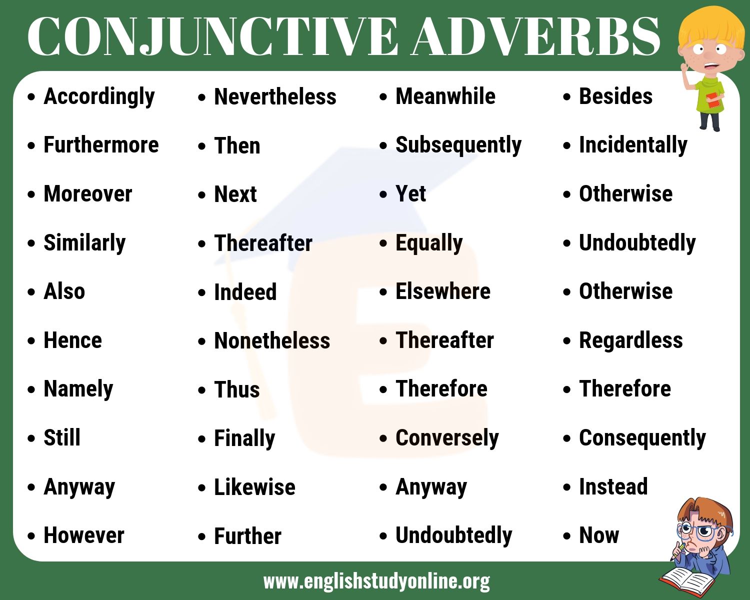 thamos-in-sentences-conjunctive-adverbs-quizizz