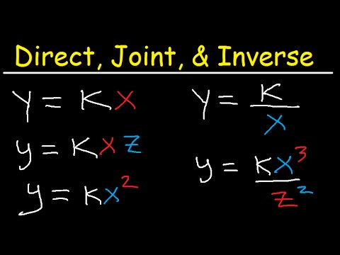 Direct, Inverse, Joint Variation Word Problems | Quizizz