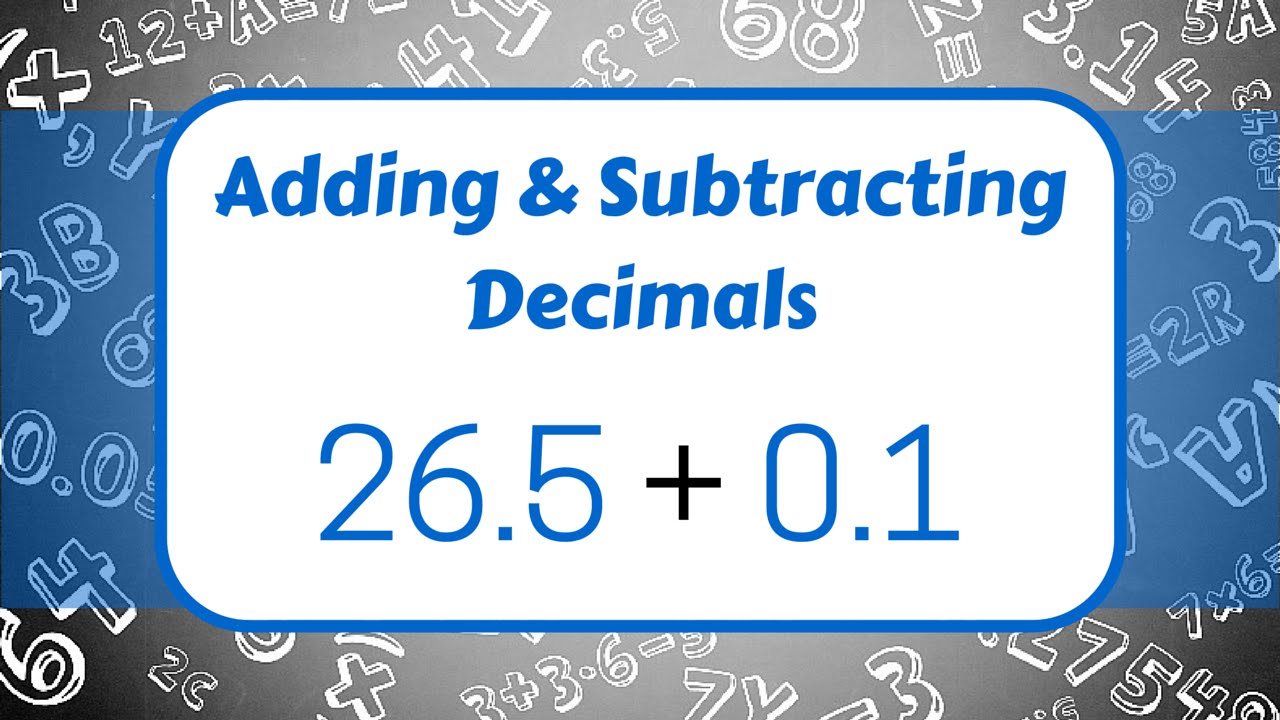 Subtracting Decimals - Class 5 - Quizizz