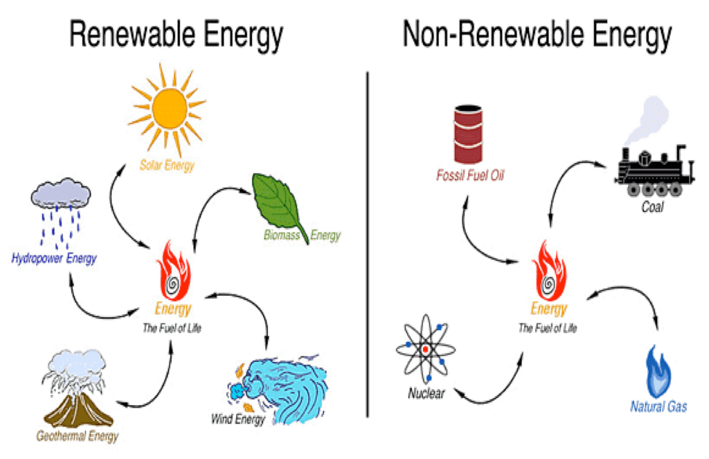 Renewable and Nonrenewable 