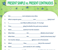 Present Simple vs Present Continuous