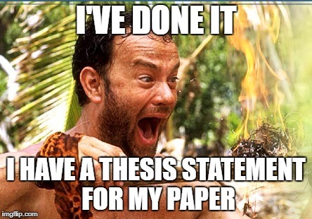 thesis writing meme