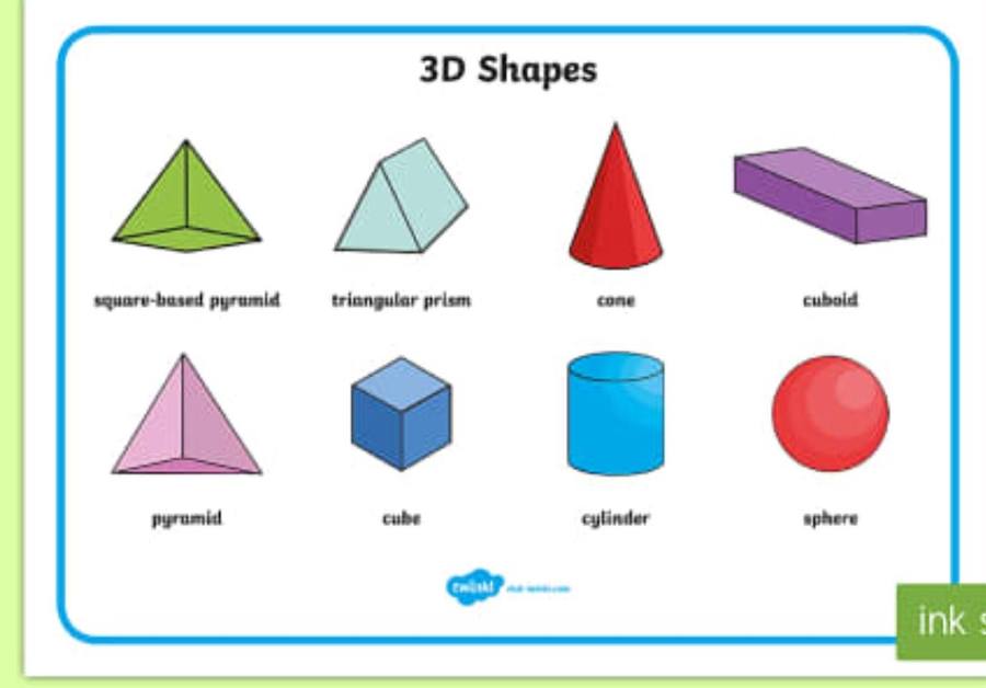 Free 3D Shapes Quiz  Early learning math, Homeschool math, Math