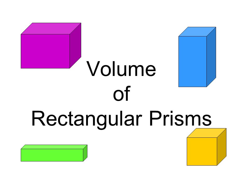 Volume of Rectangular Prisms problems & answers for quizzes and ...