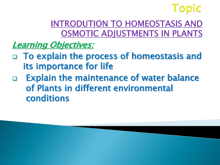 Homeostasis | Biology - Quizizz