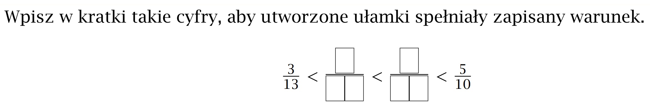 Modele frakcji - Klasa 4 - Quiz