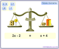 Równania dwuetapowe - Klasa 1 - Quiz