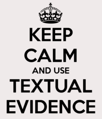 Text Evidence - Class 8 - Quizizz