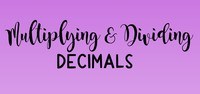 Dividing Decimals Flashcards - Quizizz